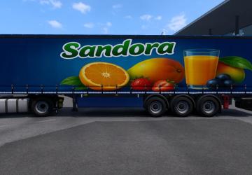 Sandora Trailer Skin version 1.0 for Euro Truck Simulator 2 (v1.53x - 1.54x)