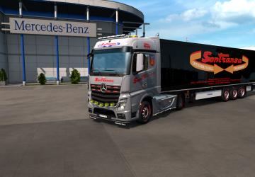 Sontransa THE BLACK Skin version 1.0 for Euro Truck Simulator 2 (v1.35.x, - 1.37.x)