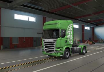 TK Horde Skin for Scania R&S and Krone Cool Liner v1.1 for Euro Truck Simulator 2 (v1.36.x, - 1.40.x)
