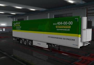 Truck Skin Pack for Scania R 2009 and Krone Cooliner v1.0 for Euro Truck Simulator 2 (v1.34.x, - 1.37.x)