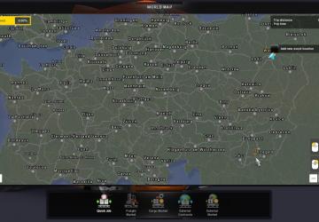 Colored Map of Europe version 1.0 for Euro Truck Simulator 2 (v1.35.x, - 1.37.x)