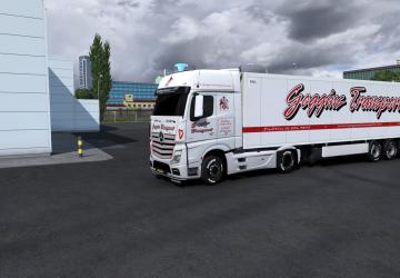 Combo skin Goggins Transport version 1.0 for Euro Truck Simulator 2 (v1.38.x)
