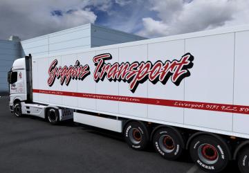 Combo skin Goggins Transport version 1.0 for Euro Truck Simulator 2 (v1.38.x)