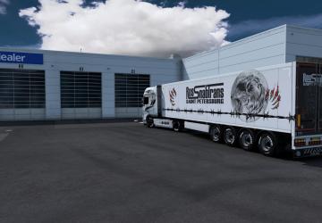 Combo skin Poker Wolf version 1.0 for Euro Truck Simulator 2 (v1.38.x)