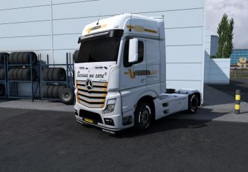 Combo skin Visbeen Transport version 1.0 for Euro Truck Simulator 2 (v1.38.x)