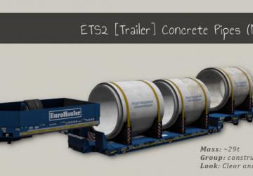Concrete Pipes version 1.3 for Euro Truck Simulator 2 (v1.41.x)