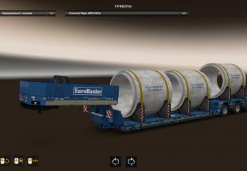 Concrete Pipes version 1.5 for Euro Truck Simulator 2 (v1.45.x)