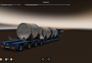 Concrete Pipes version 1.5 for Euro Truck Simulator 2 (v1.45.x)