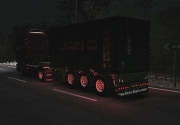 Container Trailer version 1.2 for Euro Truck Simulator 2 (v1.35.x, 1.36.x)