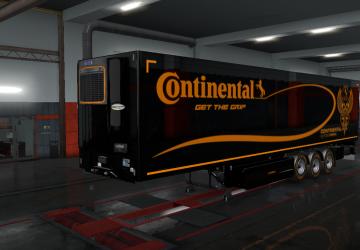 Continental skin pack updated for Scania version 5.7 for Euro Truck Simulator 2 (v1.36.x)