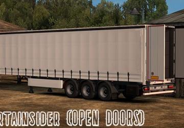 Curtainsider Open doors/sidedoors version 0.0.1 for Euro Truck Simulator 2 (v1.38.x, 1.39.x)