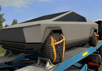 Cybertruck Cargo 4K version 1.0 for Euro Truck Simulator 2 (v1.38.x)