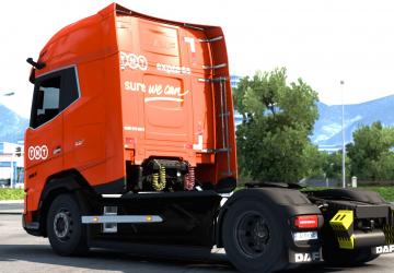 DAF21 XG Skin Pack TNT Express version 1.0 for Euro Truck Simulator 2 (v1.40.x)
