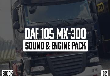 DAF 105 MX-300 Sound Engine Pack version 1.0 for Euro Truck Simulator 2 (v1.40.x, - 1.43.x)