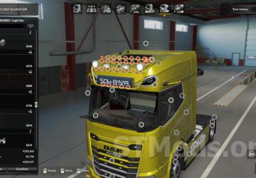 DAF 2021 Accessory Tuning Slots version 2.0.1 for Euro Truck Simulator 2 (v1.47.x)