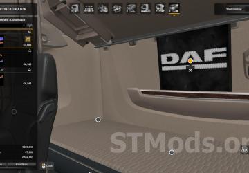 DAF 2021 Accessory Tuning Slots version 2.0.1 for Euro Truck Simulator 2 (v1.47.x)