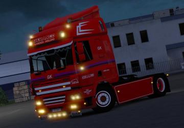 DAF CF Geranco version 1.1 for Euro Truck Simulator 2 (v1.35.x, 1.36.x)
