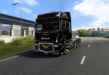 DAF EVO WING V12 version 9.0 for Euro Truck Simulator 2 (v1.48.х)
