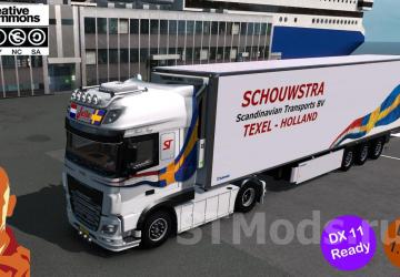 DAF Jelle Schouwstra + Trailer version 1.3 for Euro Truck Simulator 2 (v1.49.x)