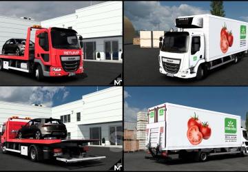 DAF LF version 4.0 for Euro Truck Simulator 2 (v1.54.x)
