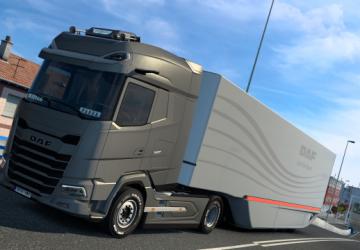 DAF Skin for MB AeroDynamic Trailer version 1.0 for Euro Truck Simulator 2 (v1.40.x)