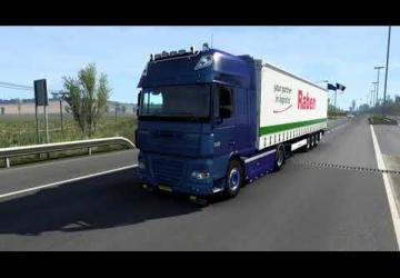 DAF XF 105 Open pipe sound version 1.0 for Euro Truck Simulator 2 (v1.42.x, 1.43.x)