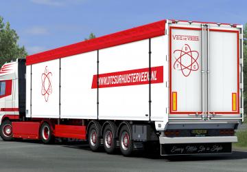 DAF XF 105 S.G. De Vries Skin Pack version 1.0 for Euro Truck Simulator 2 (v1.37.x - 1.38.x)