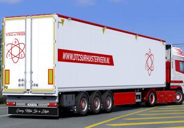 DAF XF 105 S.G. De Vries Skin Pack version 1.0 for Euro Truck Simulator 2 (v1.37.x - 1.38.x)