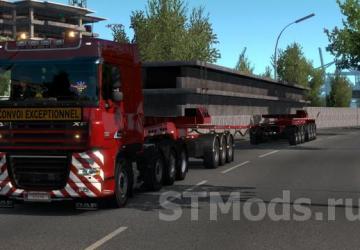 DAF XF 105 version 7.18 for Euro Truck Simulator 2 (v1.55.x)