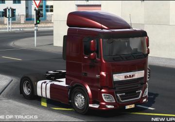 DAF XF 106 -116 version 8.0 for Euro Truck Simulator 2 (v1.40.x)