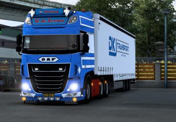 DAF XF 116 + Trailer William de Seeland version 1.0 for Euro Truck Simulator 2 (v1.40.x, 1.41.x)