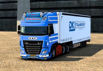 DAF XF 116 + Trailer William de Seeland version 1.0 for Euro Truck Simulator 2 (v1.40.x, 1.41.x)