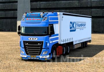 DAF XF 116 + Trailer William de Seeland version 1.1 for Euro Truck Simulator 2 (v1.47.x)