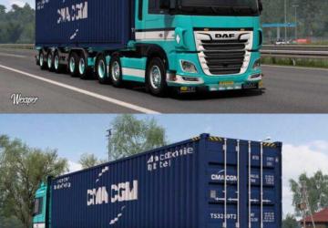 DAF XF Euro 6 Stebo Transport Skin Pack version 1.0 for Euro Truck Simulator 2 (v1.43.x)