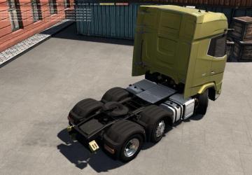 DAF XF/XG+ FTG 6X2 Chassis version 1.0 for Euro Truck Simulator 2 (v1.49.x)