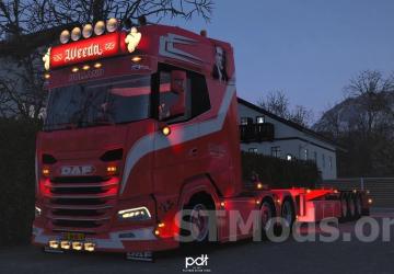 DAF XG 530 Weeda Sopranos version 2.0 for Euro Truck Simulator 2 (v1.54.x)