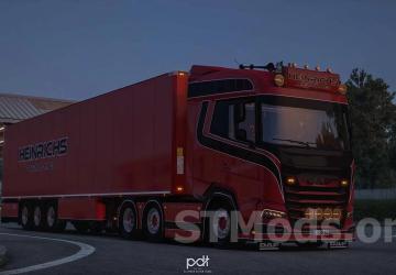 DAF XG Heinrichs Thermoliner version 3.0 for Euro Truck Simulator 2 (v1.54.x)