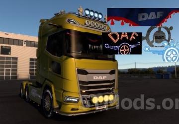 DAF XG-XG+ DLC Tuning Pack version 1.1.2 for Euro Truck Simulator 2 (v1.48.x, 1.49.x)