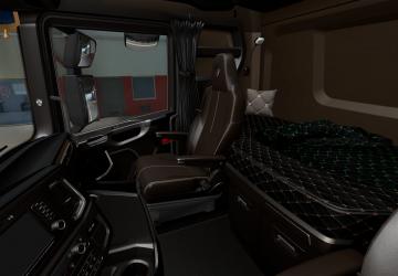 Dark brown Interior Scania 2016 version 0.8 beta for Euro Truck Simulator 2 (v1.40.x)