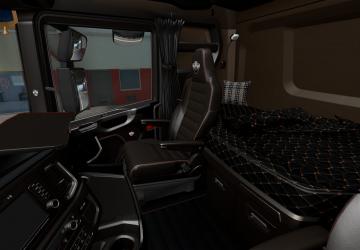 Dark brown Interior Scania 2016 version 0.8 beta for Euro Truck Simulator 2 (v1.40.x)