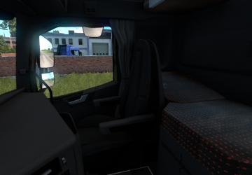 Dark Interior for Volvo FH16 2012 version 1.0 for Euro Truck Simulator 2 (v1.39.x)