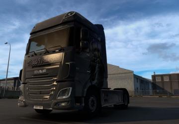 Death Truck Daf Super Space version 1 for Euro Truck Simulator 2 (v1.45+)