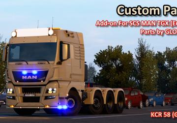 MAN TGX 2015 Tuning Parts for MAN TGX Euro 6 by SCS v1.0 for Euro Truck Simulator 2 (v1.41.x)