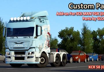 MAN TGX 2015 Tuning Parts for MAN TGX Euro 6 by SCS v1.0 for Euro Truck Simulator 2 (v1.41.x)