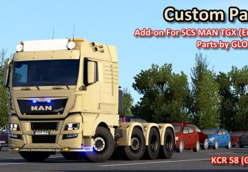 MAN TGX 2015 Tuning Parts for MAN TGX Euro 6 by SCS v1.0 for Euro Truck Simulator 2 (v1.41.x)