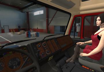 Female Passengers, Accessories for Mercedes Benz Sk v1.0 for Euro Truck Simulator 2 (v1.46-1.47)