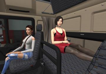 Female Passengers for Manf200 version 1.0 for Euro Truck Simulator 2