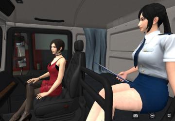Female Passengers for Manf200 version 1.1 for Euro Truck Simulator 2