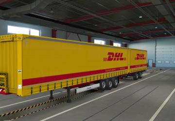 DHL skin pack for Krone trailer version 1.1 for Euro Truck Simulator 2 (v1.36.x, - 1.38.x)