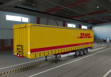 DHL skin pack for Krone trailer version 1.1 for Euro Truck Simulator 2 (v1.36.x, - 1.38.x)